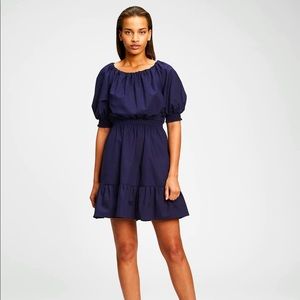 Navy Gap Mini Dress